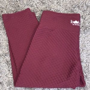 Booty by Brabants: Cropped Croco Skin Burnt Rose